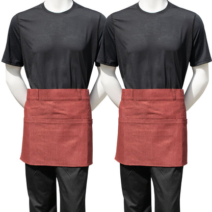 2-PACK Chef Code 14" Denim Reversible Apron