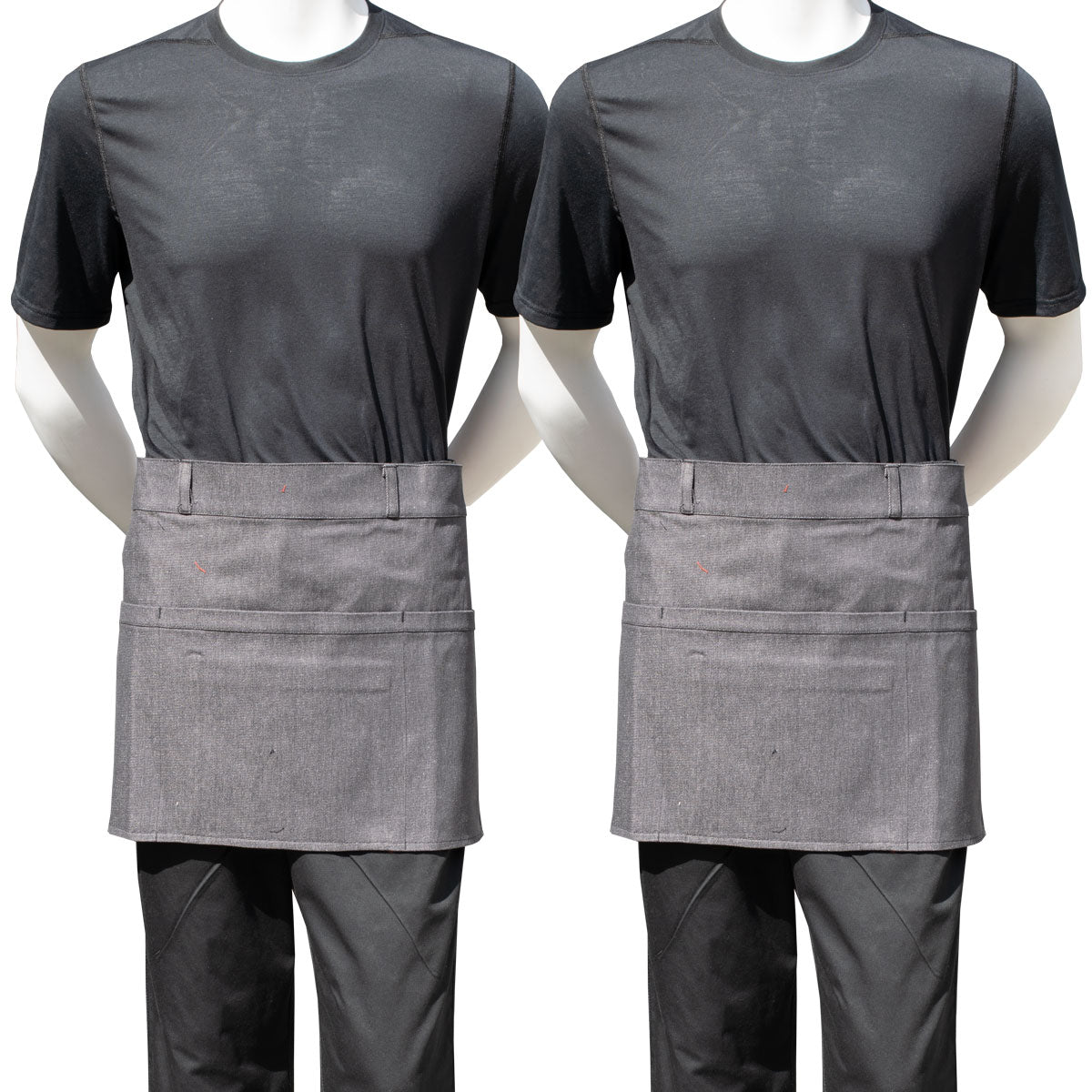 2-PACK Chef Code 14" Denim Reversible Apron