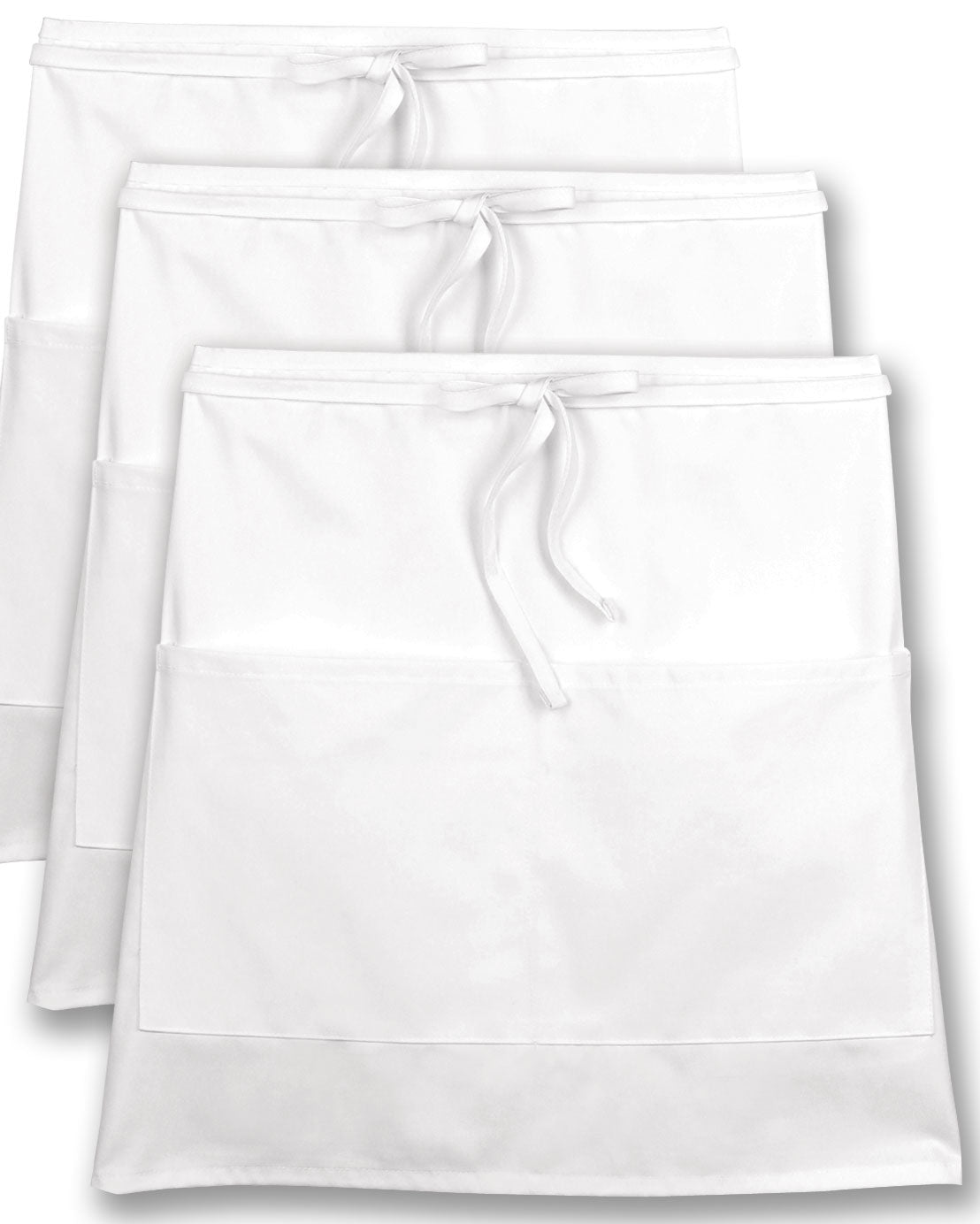 Dickies 3-Pack Half Waist Apron 19" Long with 2 Pockets