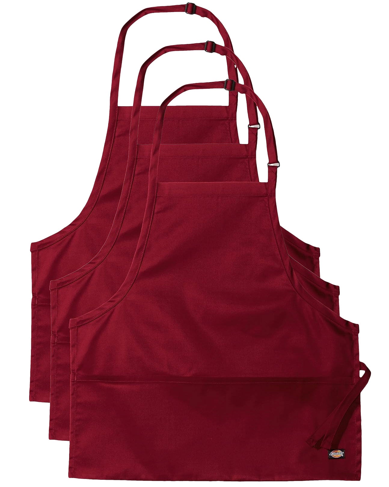 Dickies 3-Pack 24" Apron with Large Pocket and Adjustable Neck