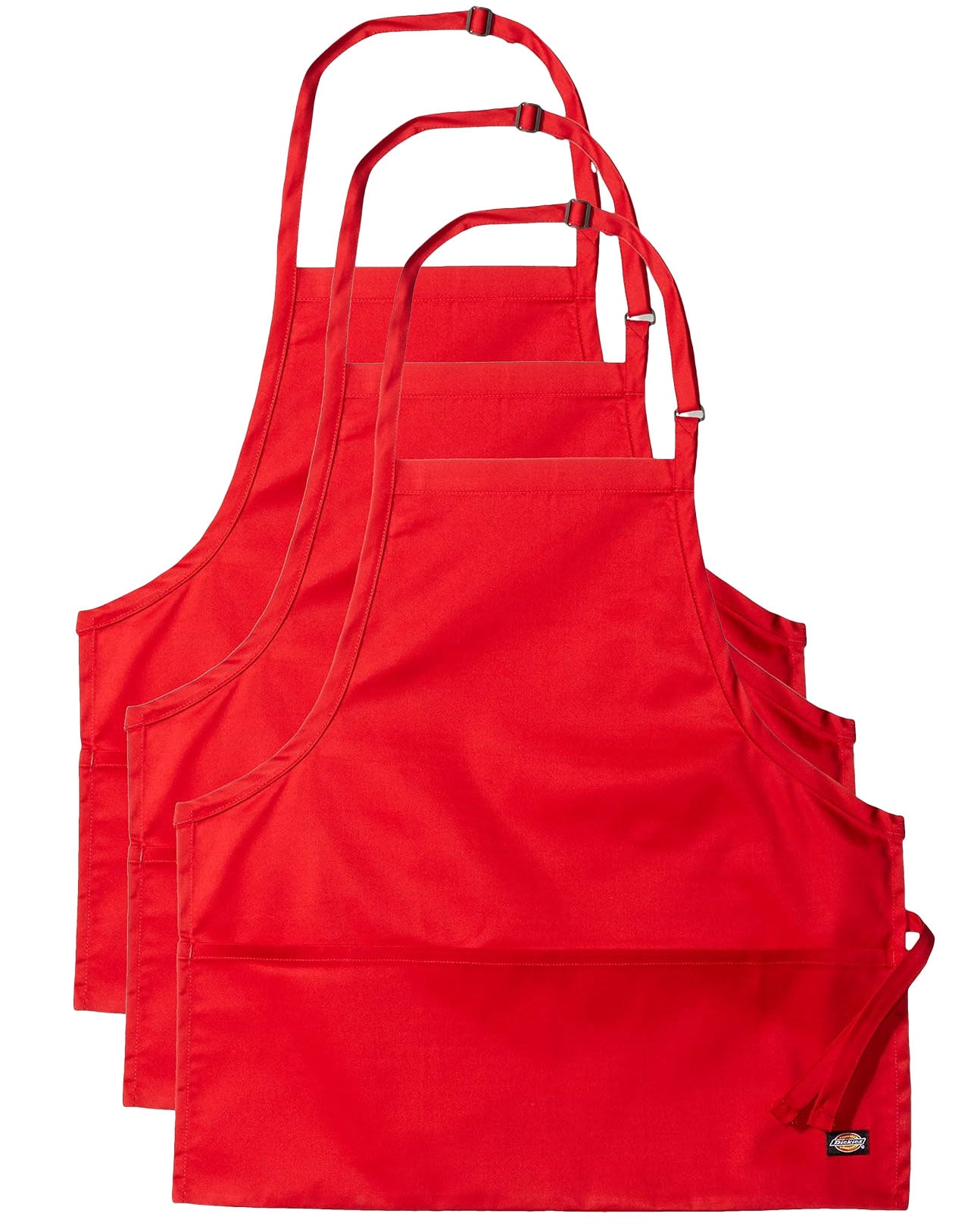 Dickies 3-Pack 24" Apron with Large Pocket and Adjustable Neck