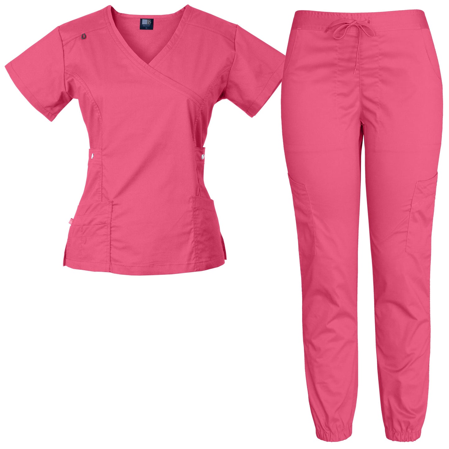 Medgear Women's 12-Pocket Jogger Scrub Set