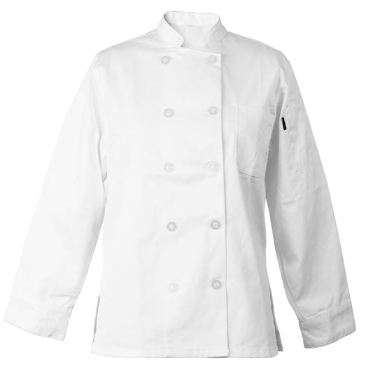 Chef Code Womens Basic Chef Coat, Flattering Feminine Fit