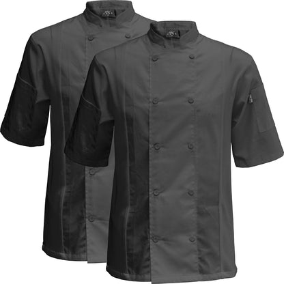 2-PACK Chef Code Cool Breeze Side Vent Chef Coat