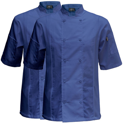 2-PACK Chef Code Cool Breeze Side Vent Chef Coat