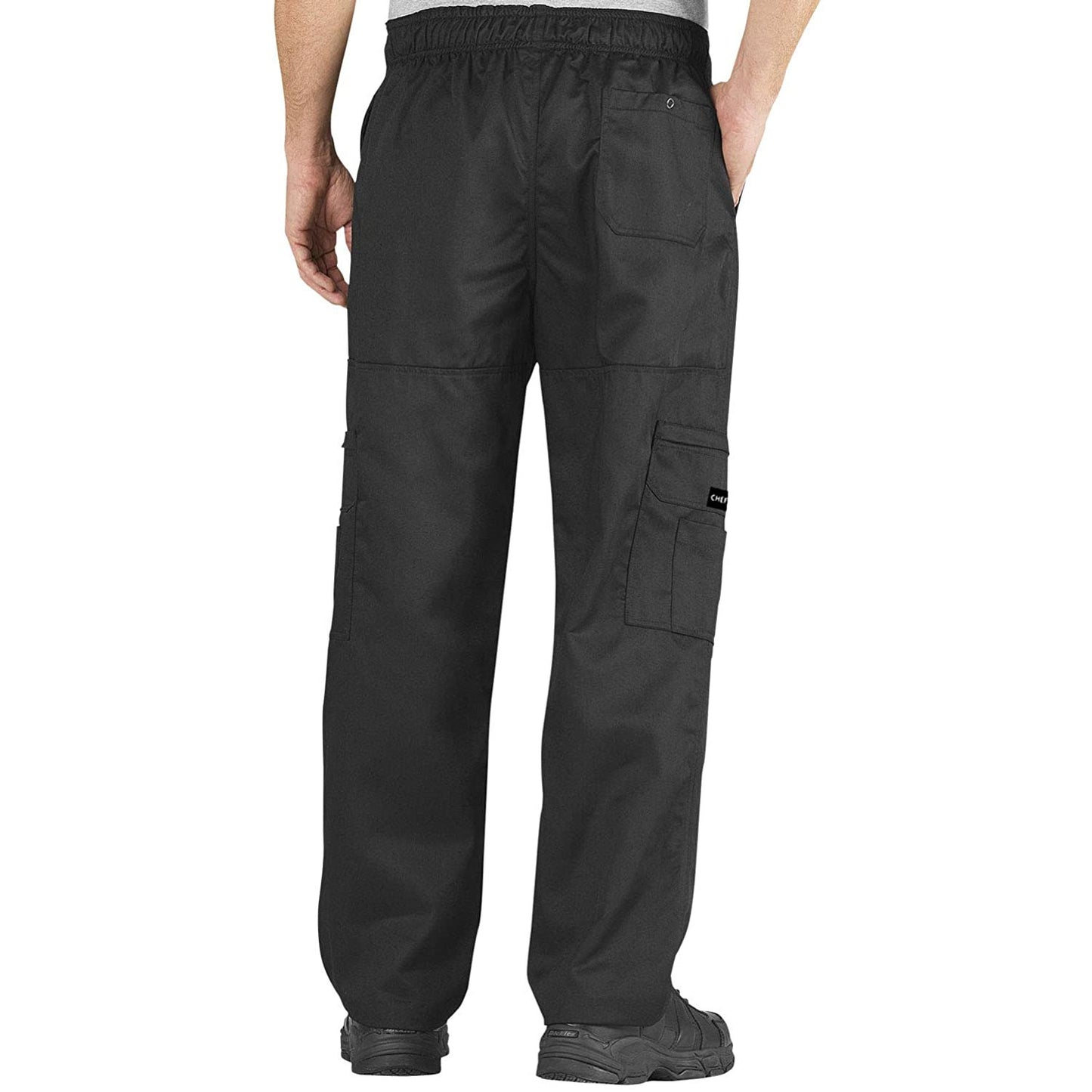 Chef Code Cargo Chef Pants, Elastic Waist with Drawstring