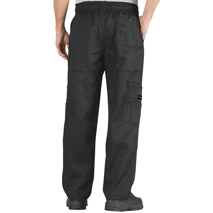 Chef Code Cargo Chef Pants, Elastic Waist with Drawstring