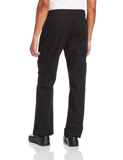 Dickies Unisex Baggy Cargo Chef Pants, Black