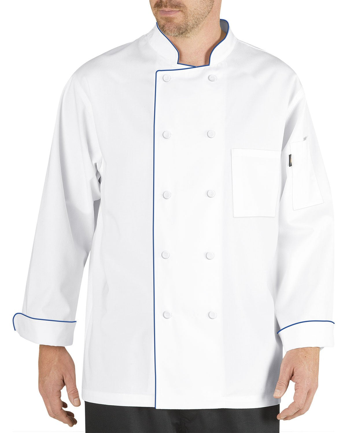 Dickies Lightweight Cool Breeze Chef Coat Long Sleeve w/ Mesh Inlay