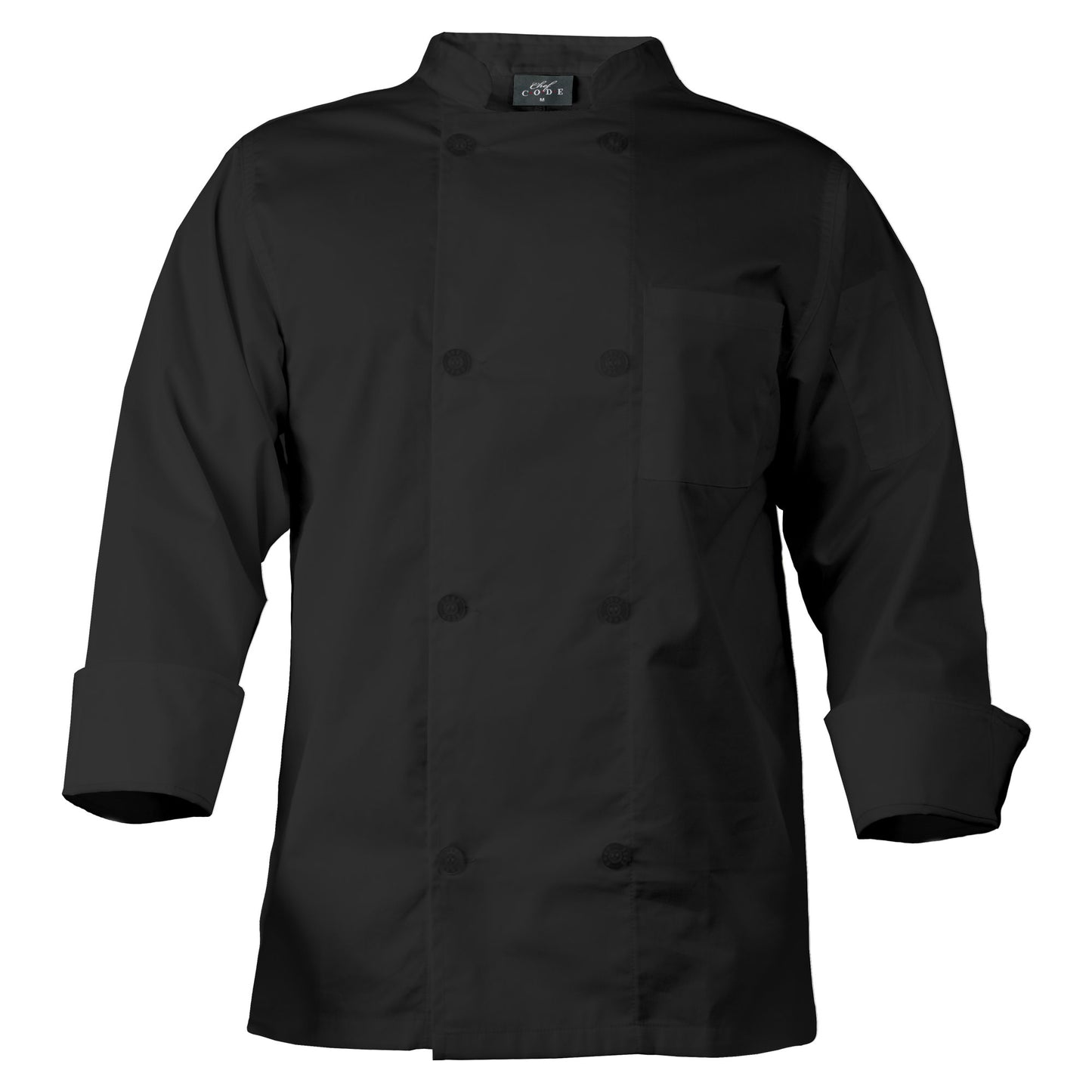 Chef Code Men's 8 Pearl Button Chef Coat