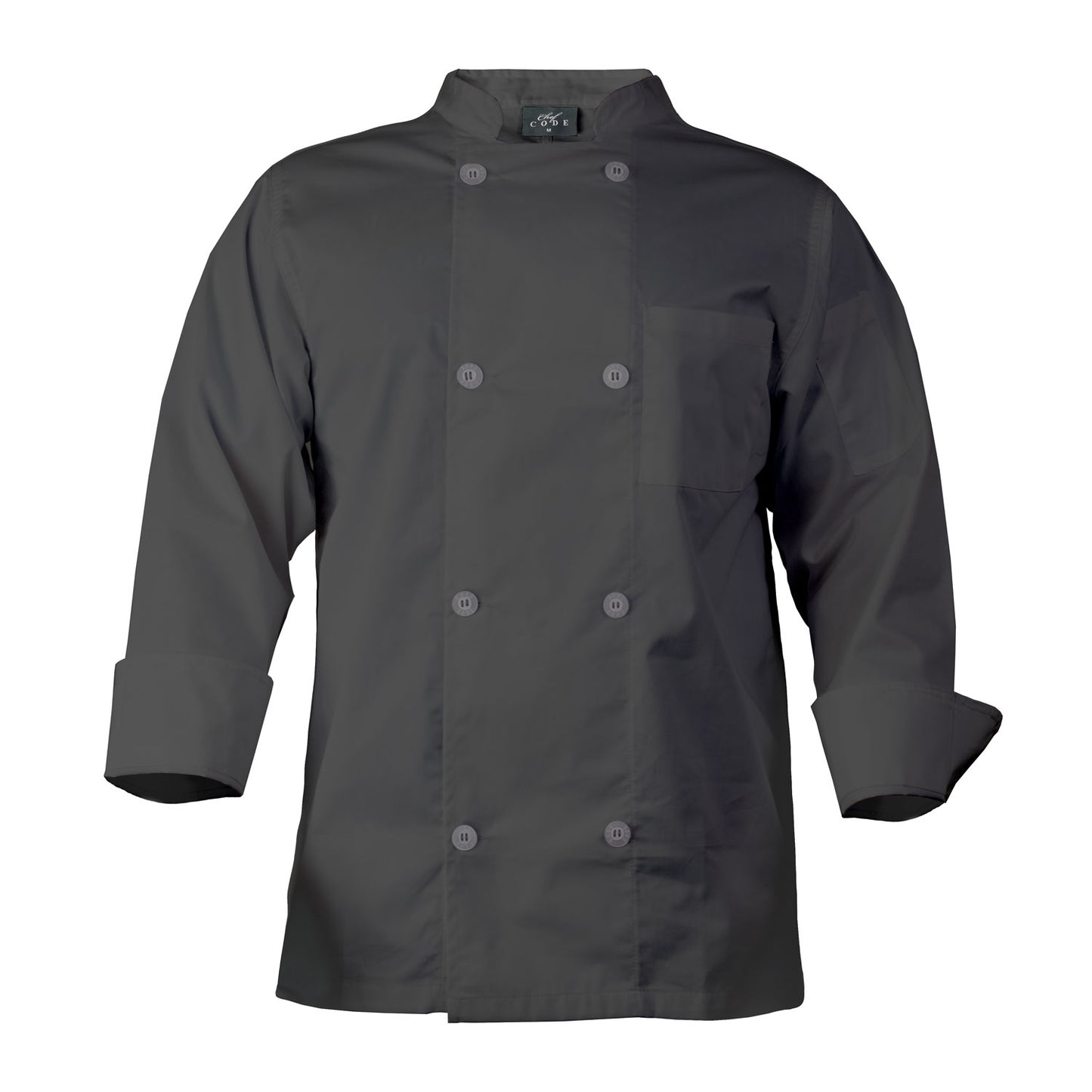 Chef Code Men's 8 Pearl Button Chef Coat