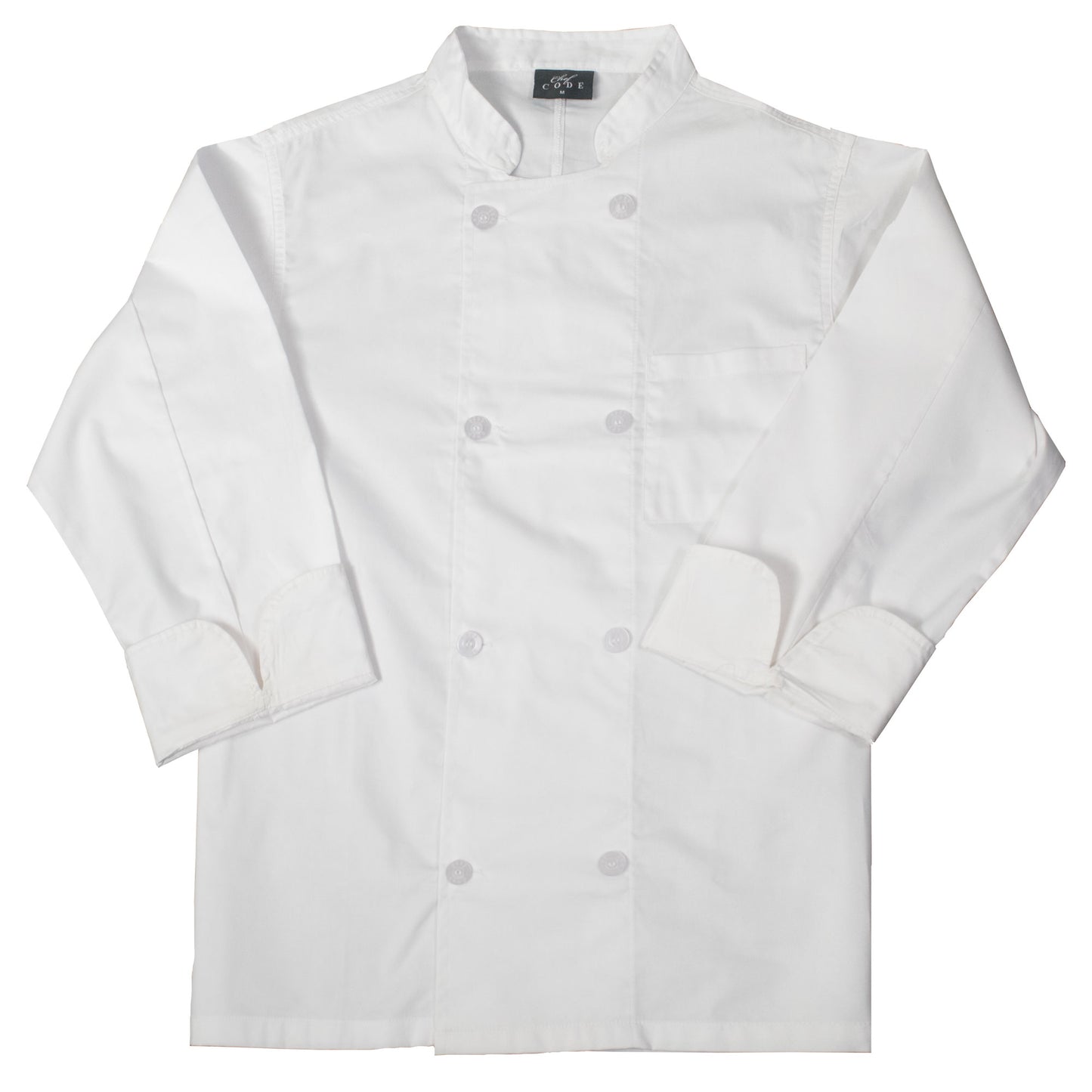 Chef Code Men's 8 Pearl Button Chef Coat