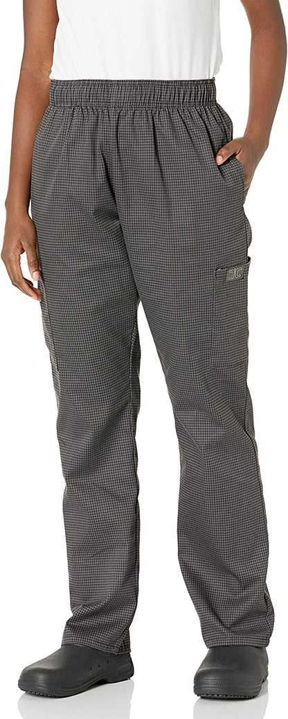 Chef Code Unisex Modern Fit Chef Pants with Cargo Pockets, Elastic Waist