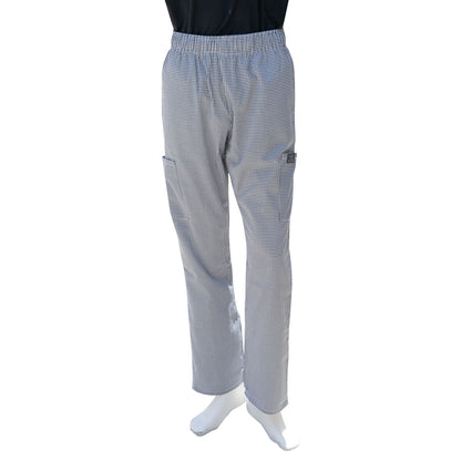 Chef Code Unisex Modern Fit Chef Pants with Cargo Pockets, Elastic Waist