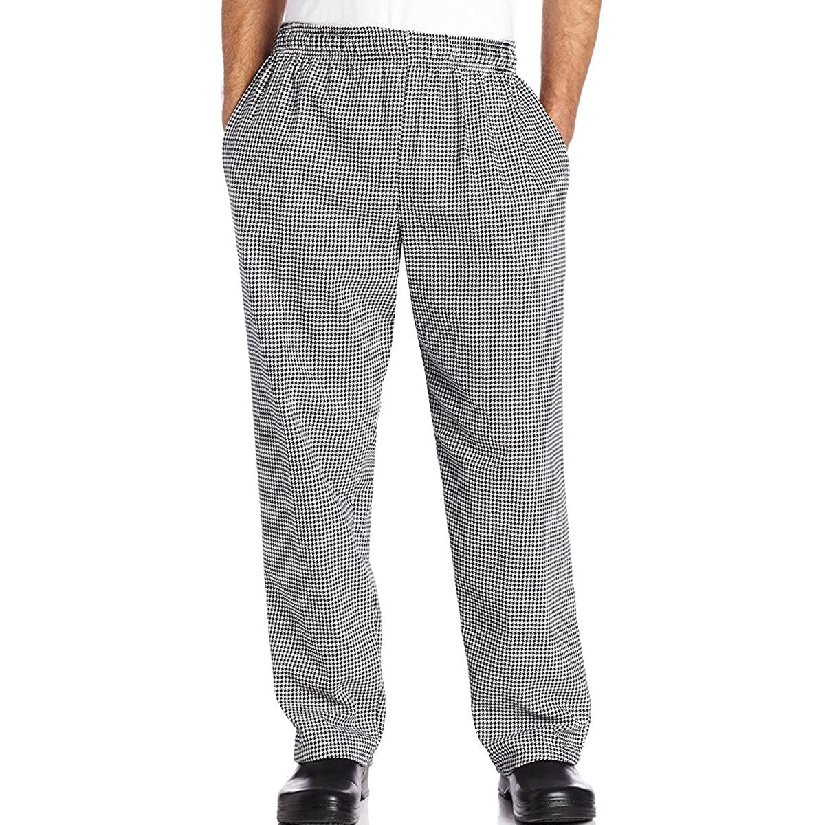 Chef Code Baggy Chef Pants with Wide 2" Elastic Waistband